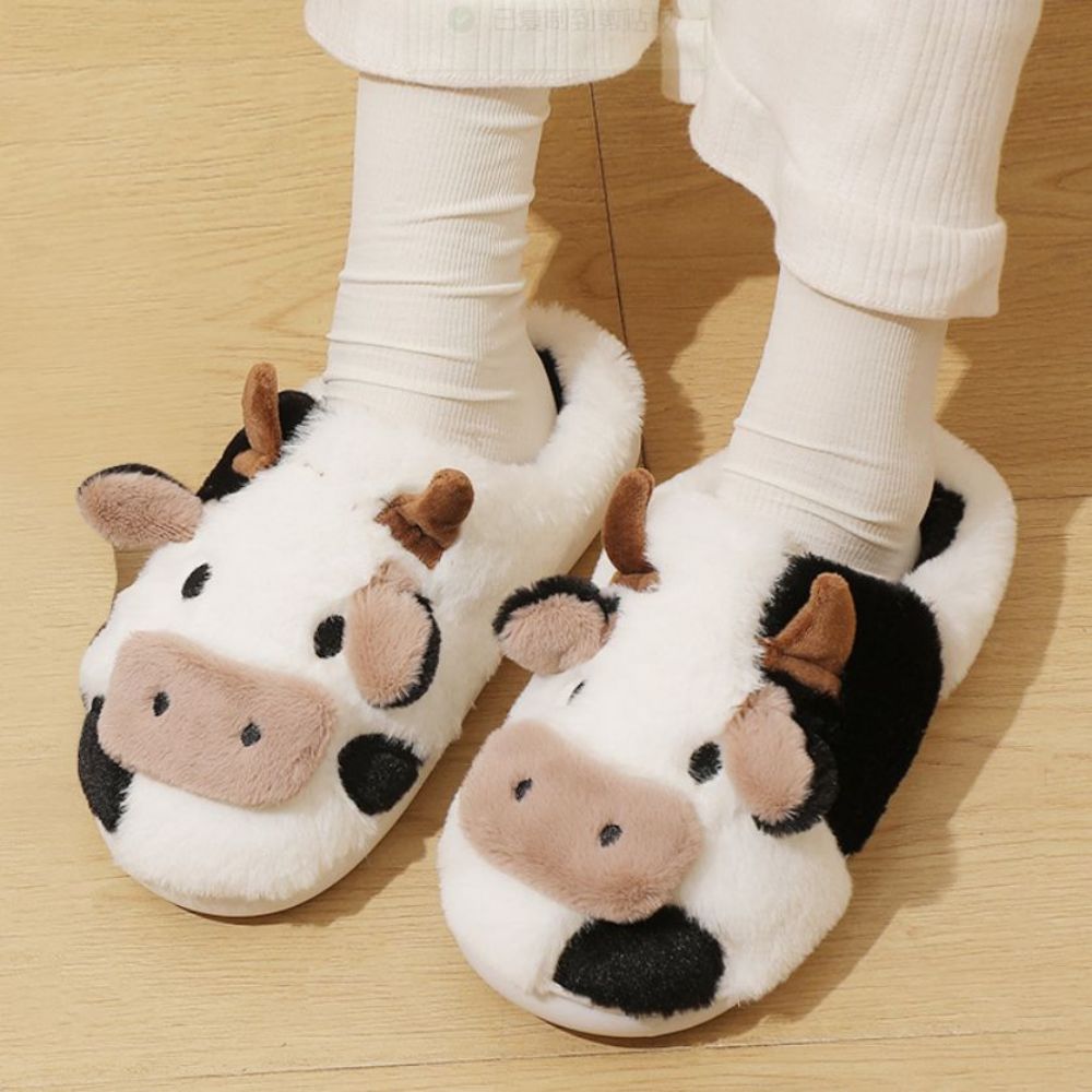 Cow Cotton Cow Slippers - gift for anyone - Slippers