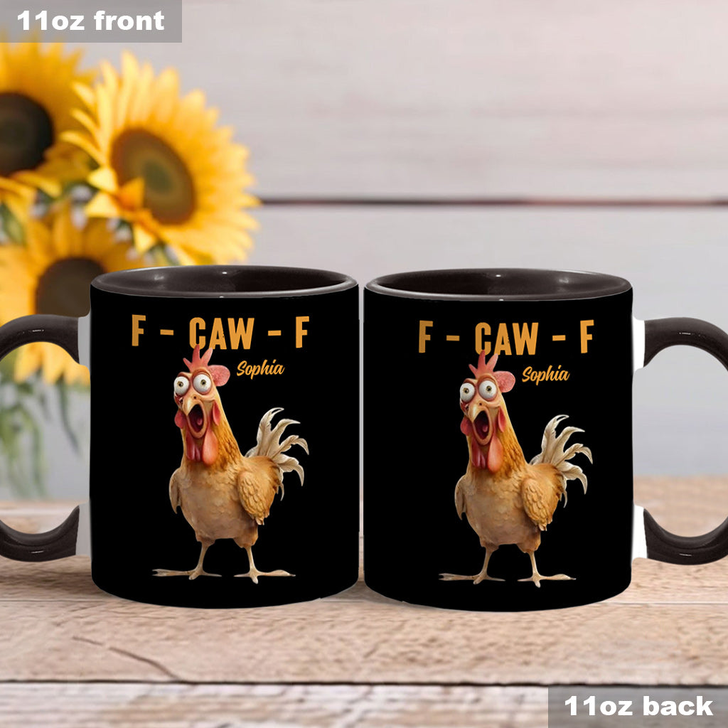F-Claw - Personalized Chicken Accent Mug