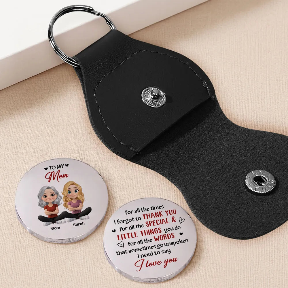 Personalized Pocket Hug for Mom Custom Keepsake Token Thank You Message Unique Gift for Mother's Day and Birthday