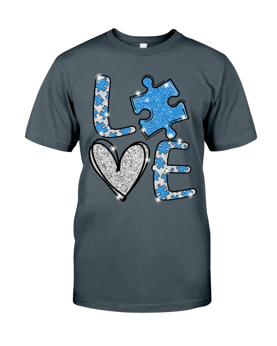 Love - Autism Awareness T-shirt and Hoodie 0921