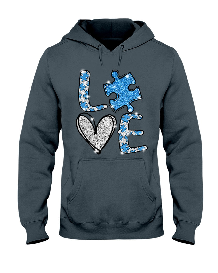 Love - Autism Awareness T-shirt and Hoodie 0921
