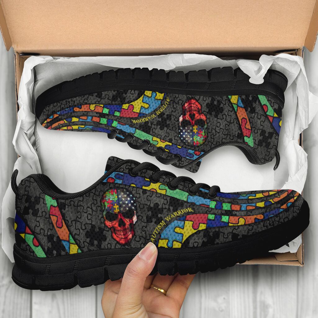 Autism Warrior Autism Awareness Sneakers 0622