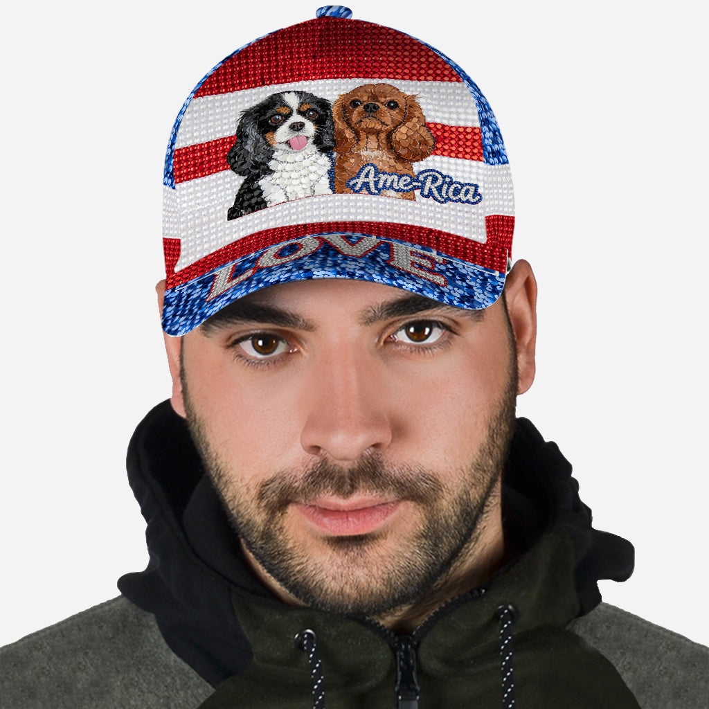 I Love My Dogs - Personalized Dog Classic Cap
