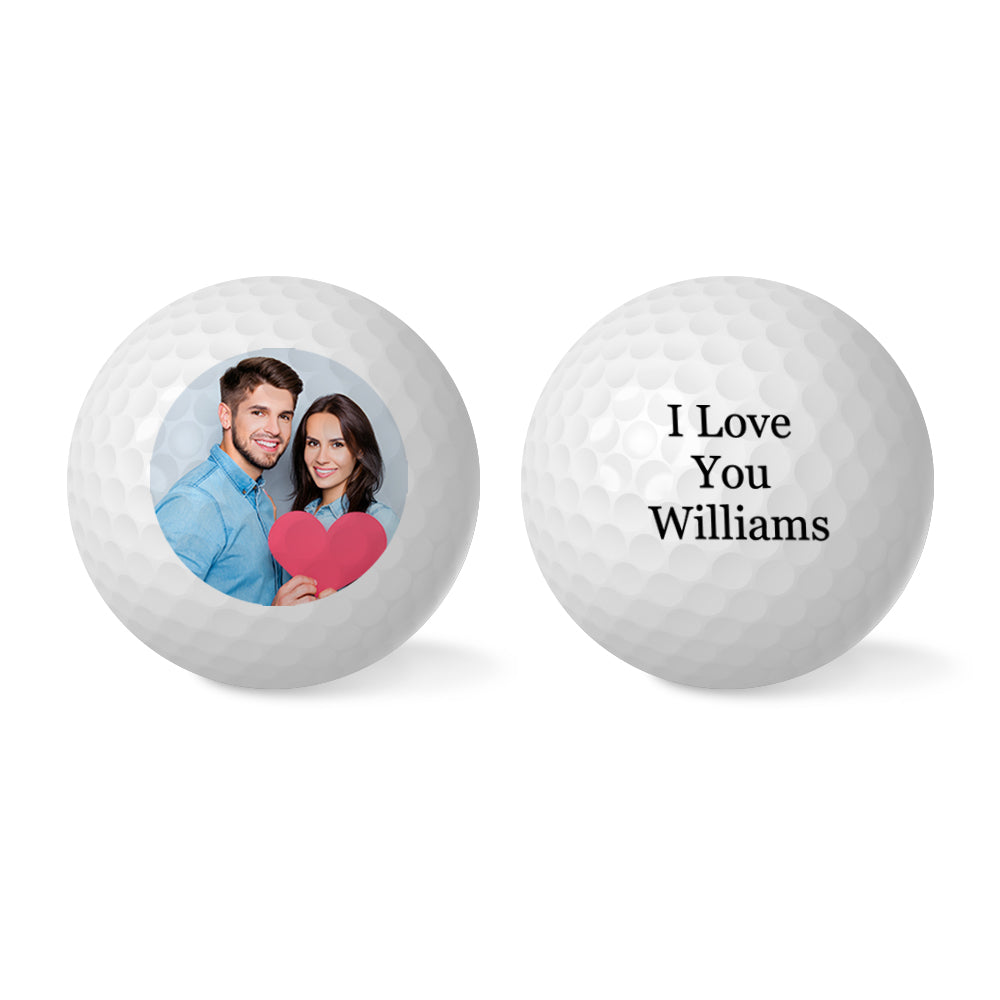 Any Picture - Golf gift for dad, him, boyfriend, husband, grandpa - Personalized Golf Ball