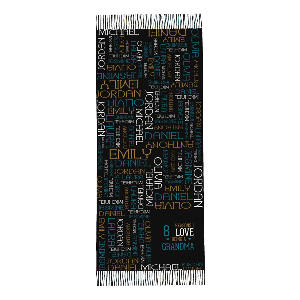 Custom Name Scarf