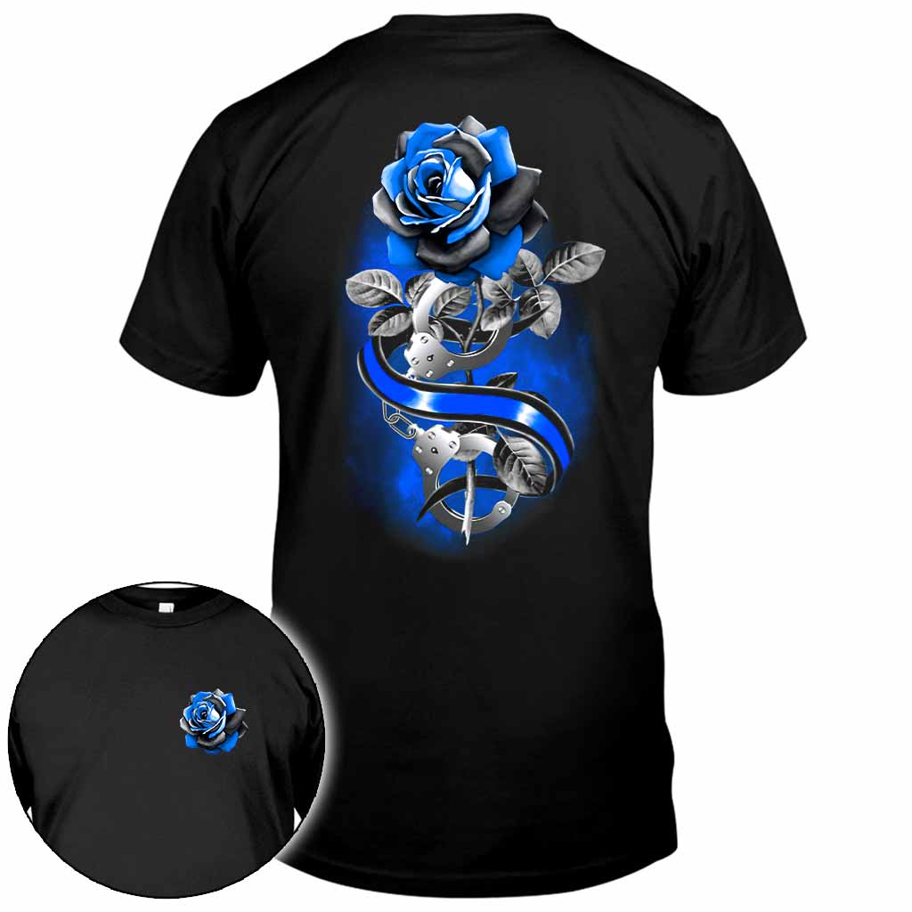 Blue Rose - Police Officer T-shirt And Hoodie 062021