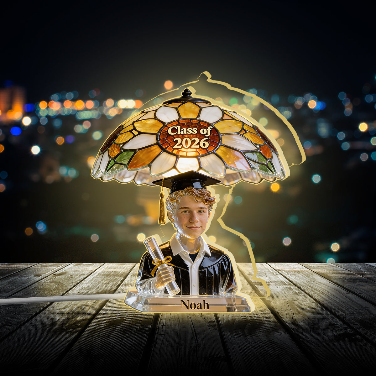 Custom Any Photo - Personalized Graduation Acrylic LED Night Light