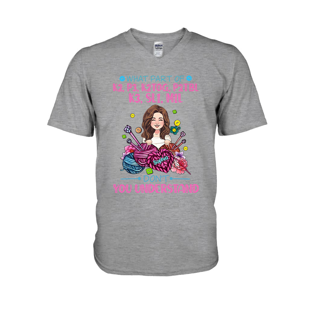Don't You Understand - Personalized Knitting T-shirt And Hoodie