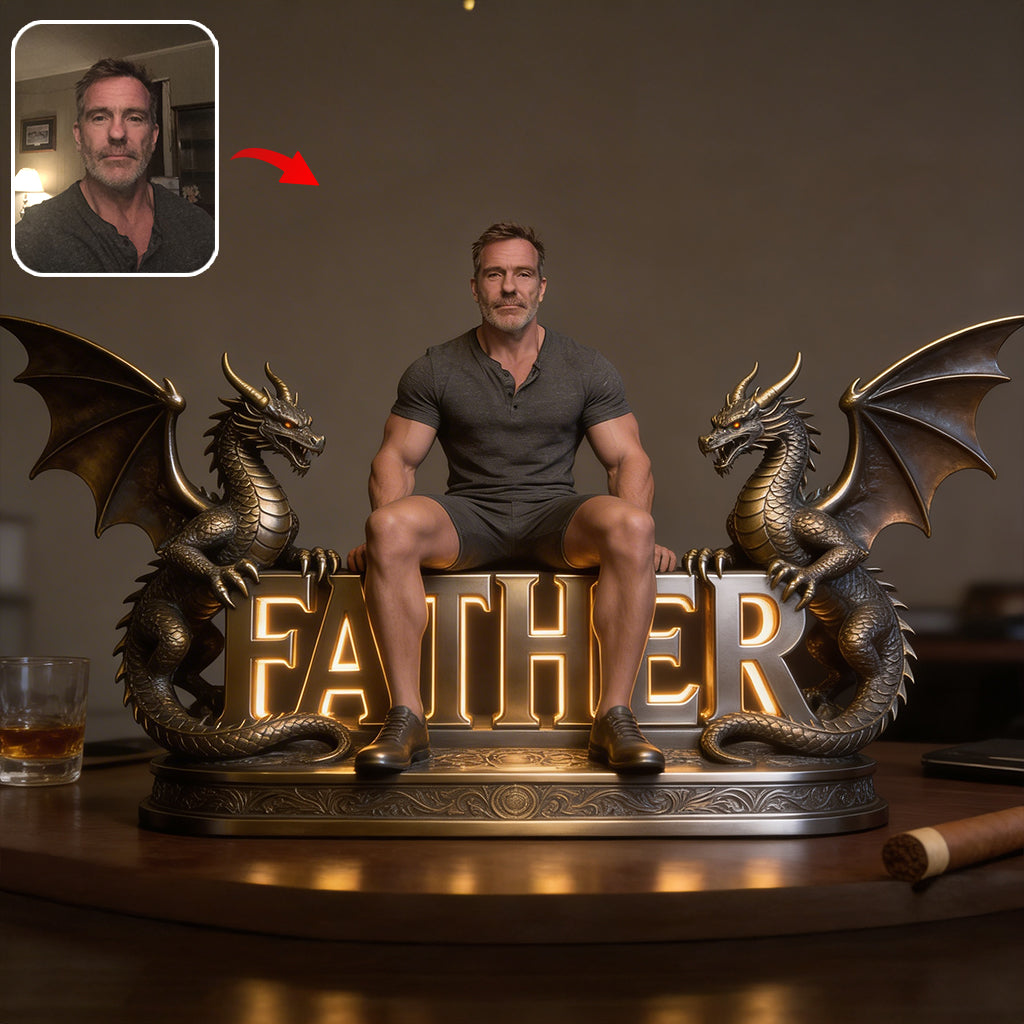 Custom Any Photo - Personalized Dragon Custom Shaped Acrylic Plaque