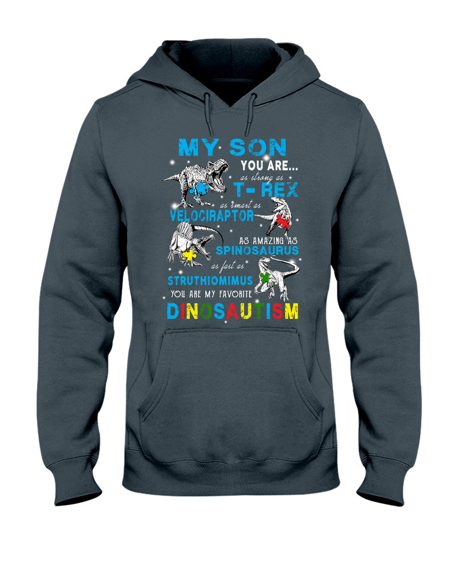 Dinosautism - Autism Awareness T-shirt and Hoodie 0520