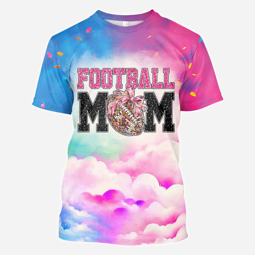 Football Mom - Personalized Football All Over Shirt