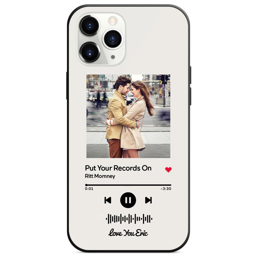 Music Code Song Photo Custom - Personalized Music Code Phone Case