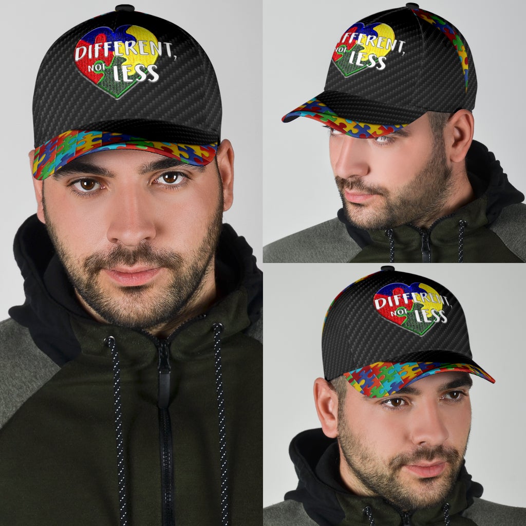 Autism Different Not Less - Autism Awareness Classic Cap 0921