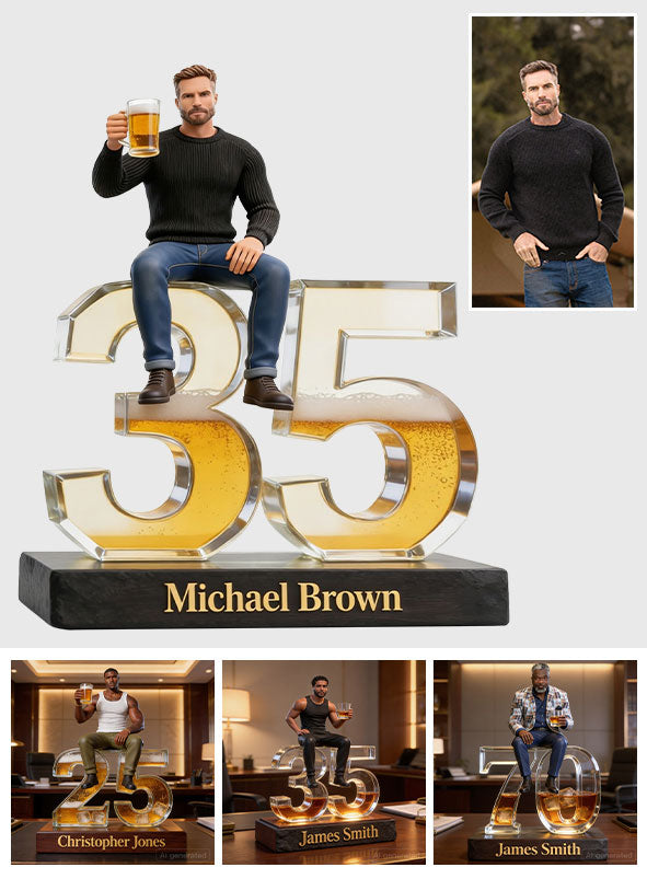 Custom Any Photo - Personalized Birthday Custom Shaped Acrylic Plaque