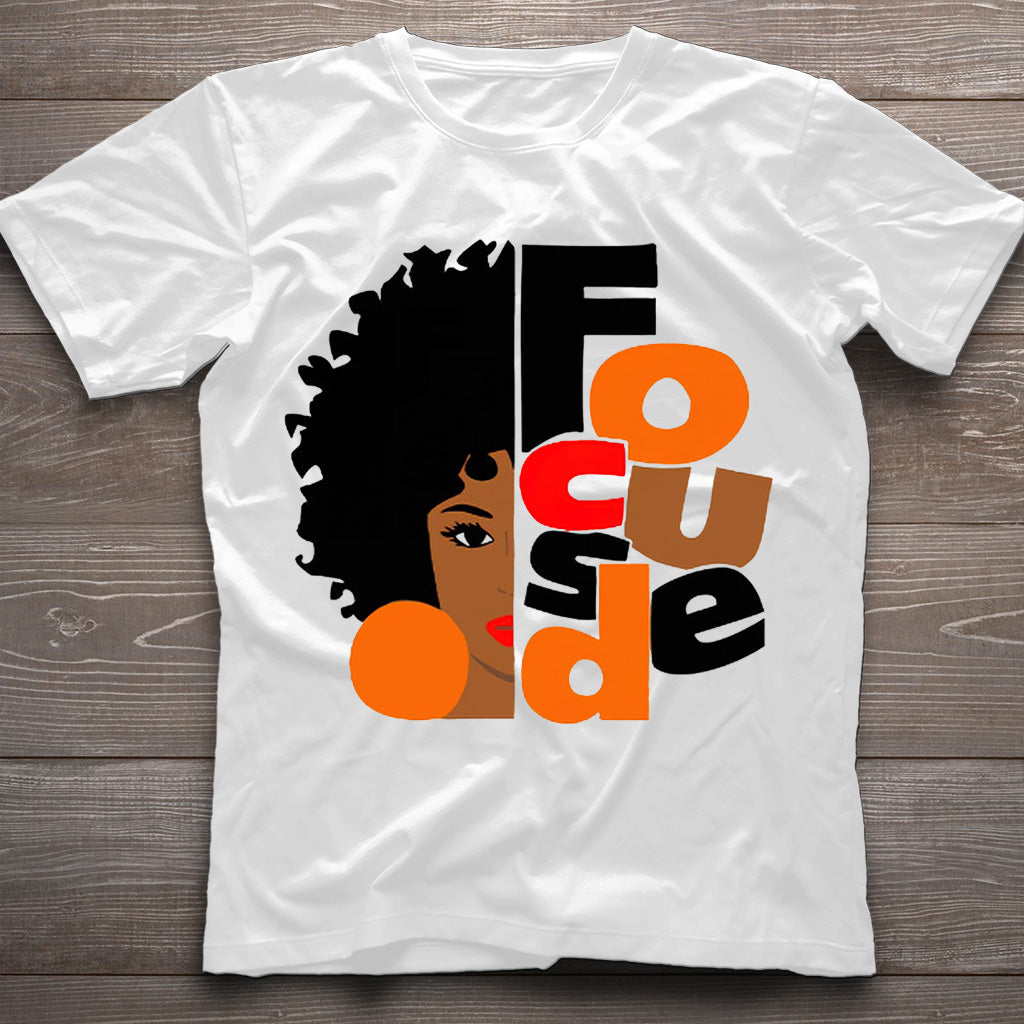 Focused - African American T-shirt And Hoodie