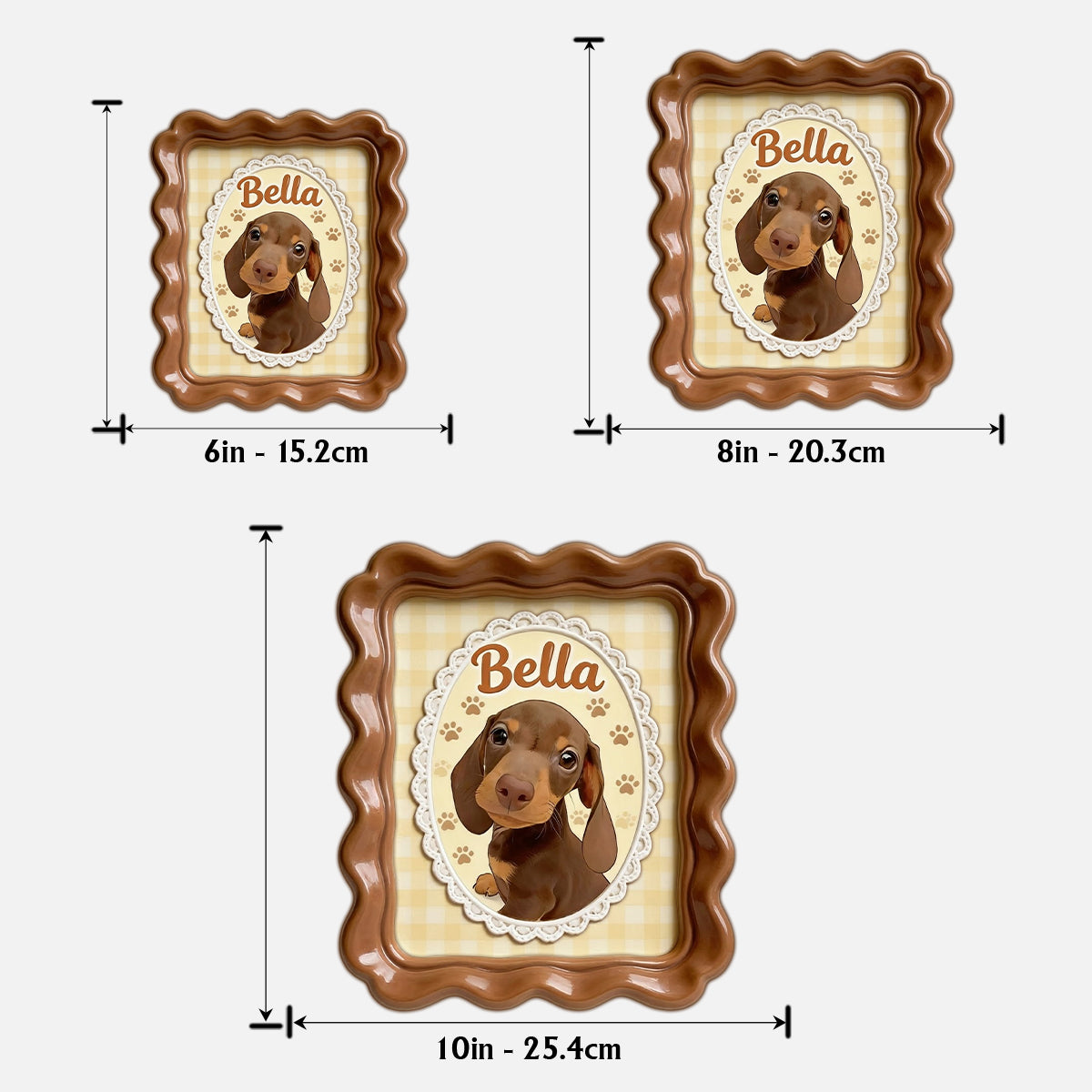 Custom Pet Potrait - Personalized Dog 2 Layered Wood Sign / Wood Plaque