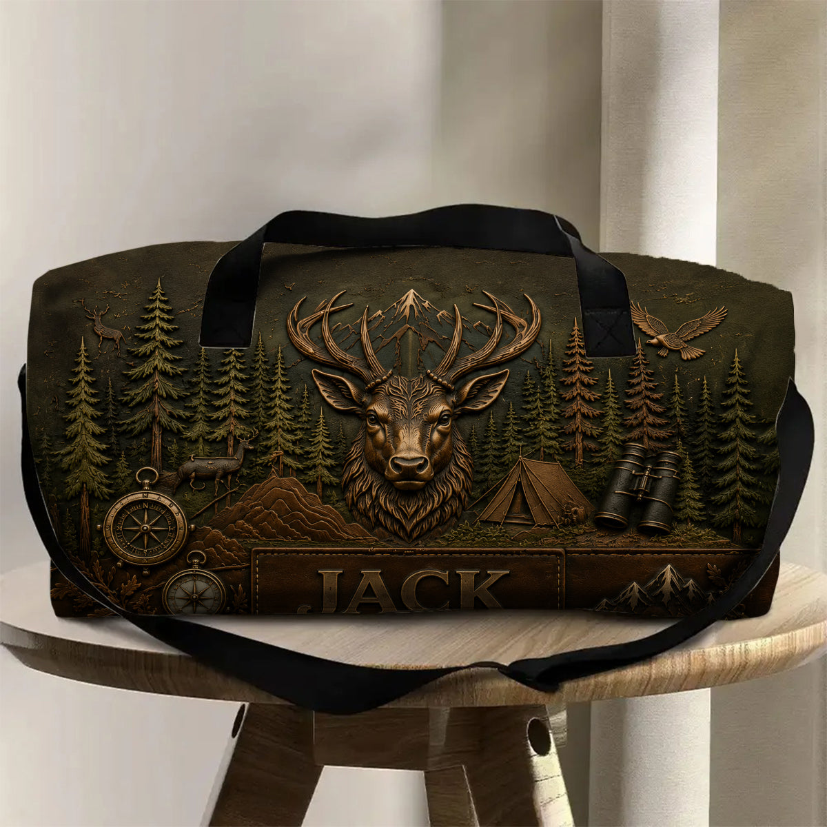 Deer Hunting - Personalized Hunting Duffle Bag