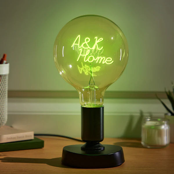 Any Name Light Bulbs - Personalized Any Name Light Bulbs Lamp