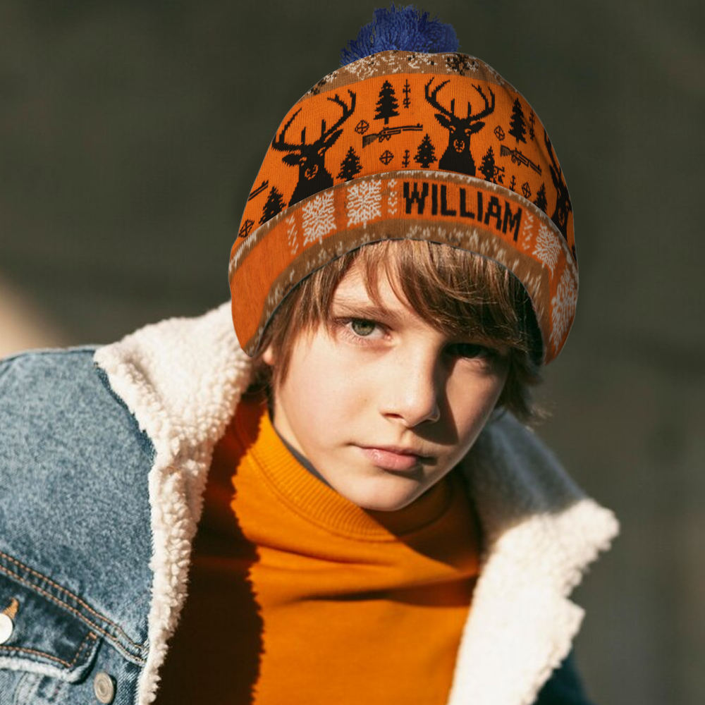 Deer Hunter - Personalized Hunting Beanie Hat