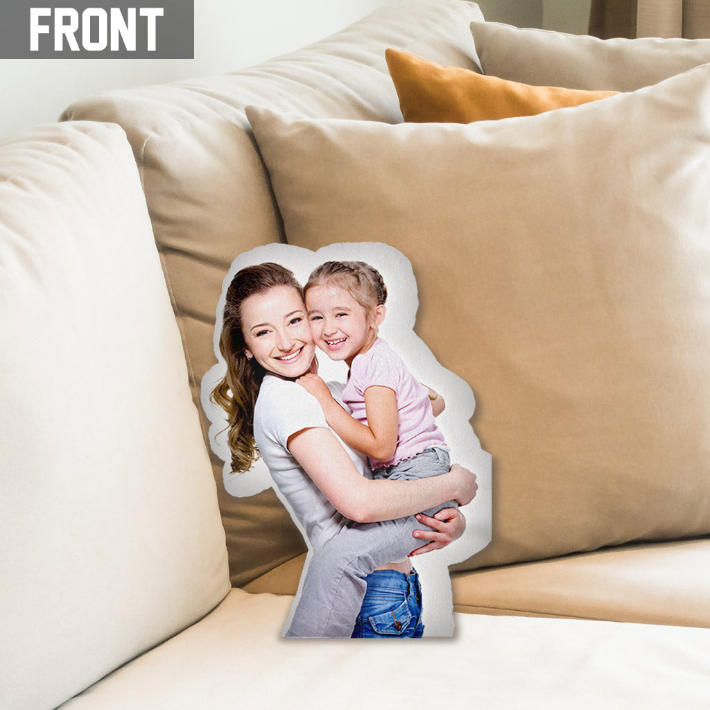 Custom Photo Humanoid - Personalized Step Mom Shaped Pillow