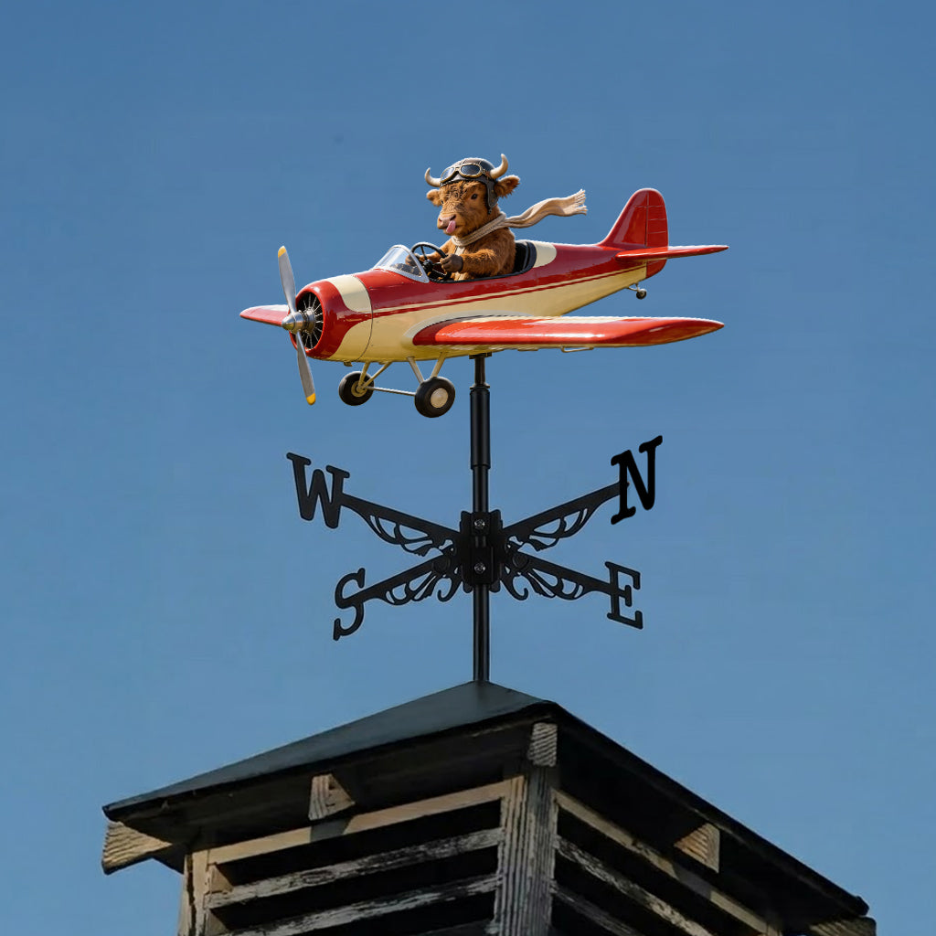 Farmer Must-have Item, Highland Cow, Chicken,... - Personalized Farmer Weather Vane