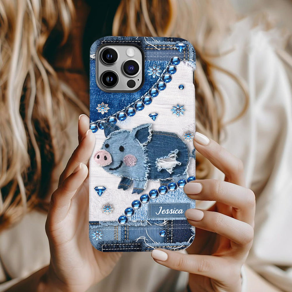 Cute Pig - Personalized Pig Lover Full Print Phone Case