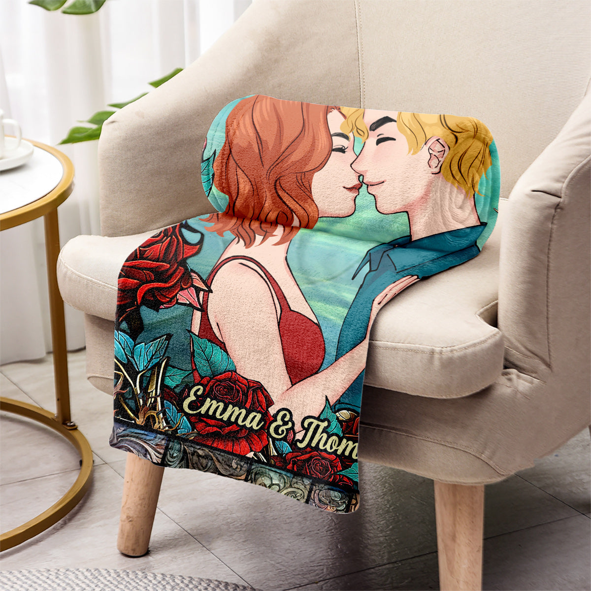I Met You. I Liked You. I Love You. I'm Keeping You. Forever Yours - gift for husband, wife, boyfriend, girlfriend - Personalized Blanket