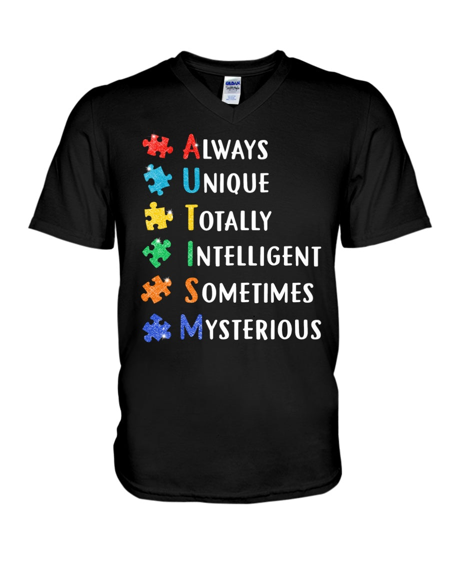 Autism Always Unique - Autism Awareness T-shirt and Hoodie 0921