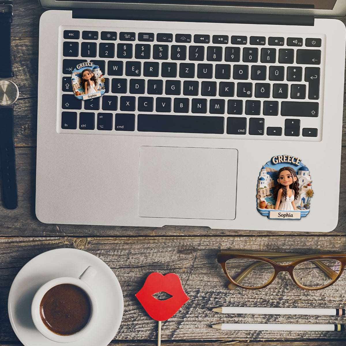 Just A Girl Who Loves Travelling - Personalized Travelling Magnet