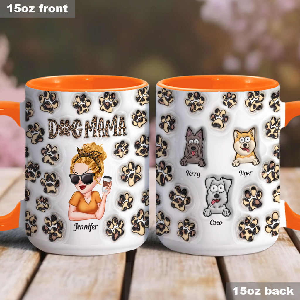 Baby Highland Cow Western Style - Personalized Dog Accent Mug