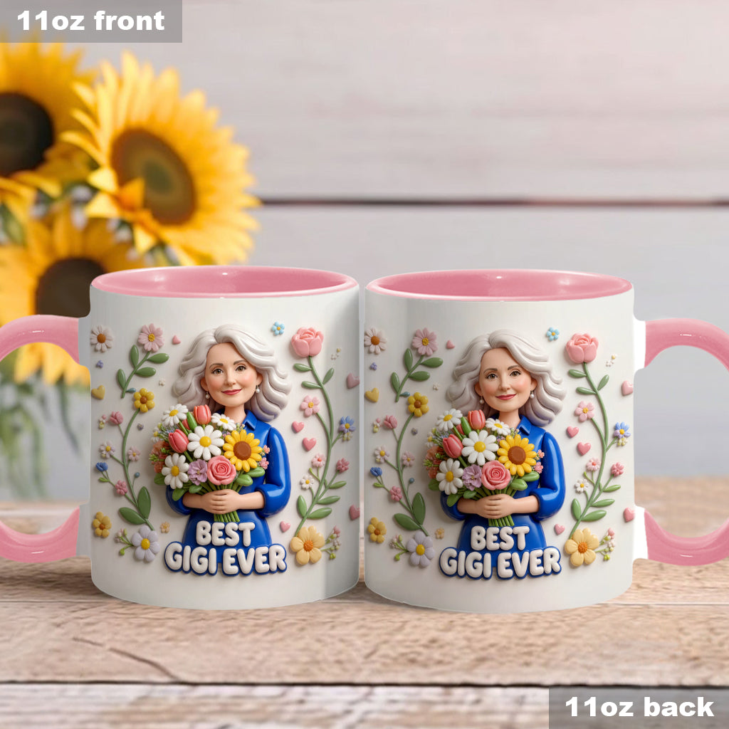 Custom Any Photo - Personalized Mother Accent Mug & Coaster