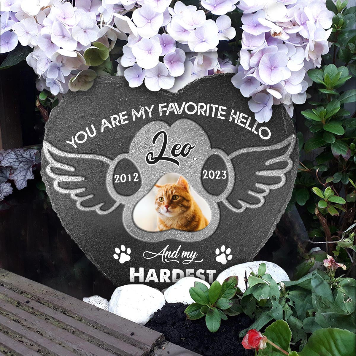 Best Friends Are Never Forgotten - Personalized Dog Heart Shaped Stone