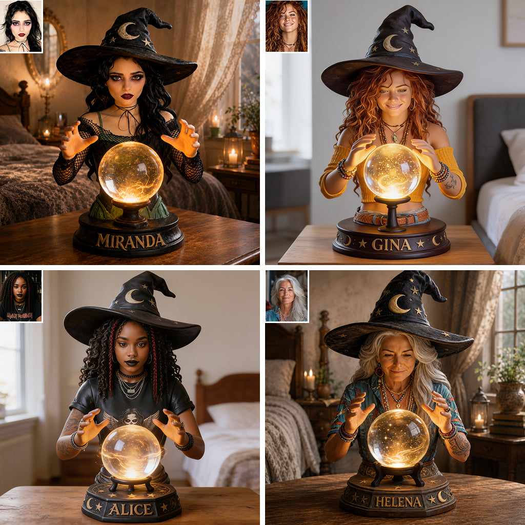Light of Destiny - Personalized Witch Acrylic LED Night Light