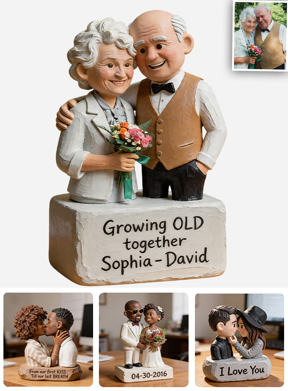 I Love You - Personalized Couple Custom Shaped Wood Plaque