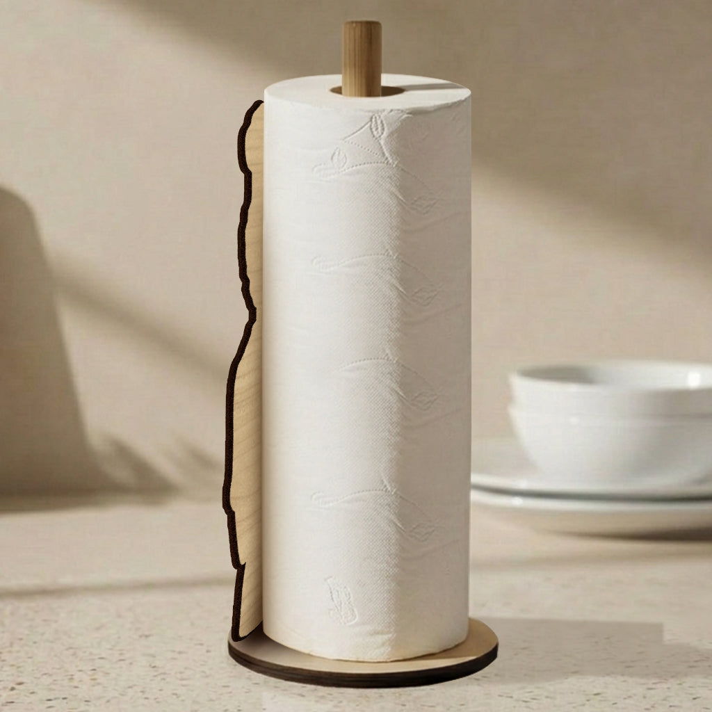 Best Chef In The World - Personalized Mother Paper Towel Stand