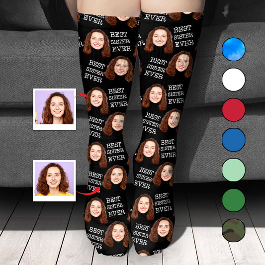 Custom Face - Personalized Bestie Socks