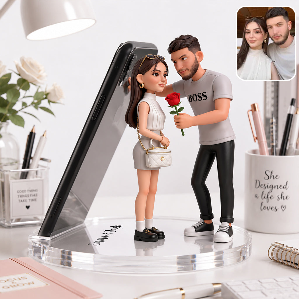 I Love You - Personalized Couple Phone/ Tablet Holder Stand