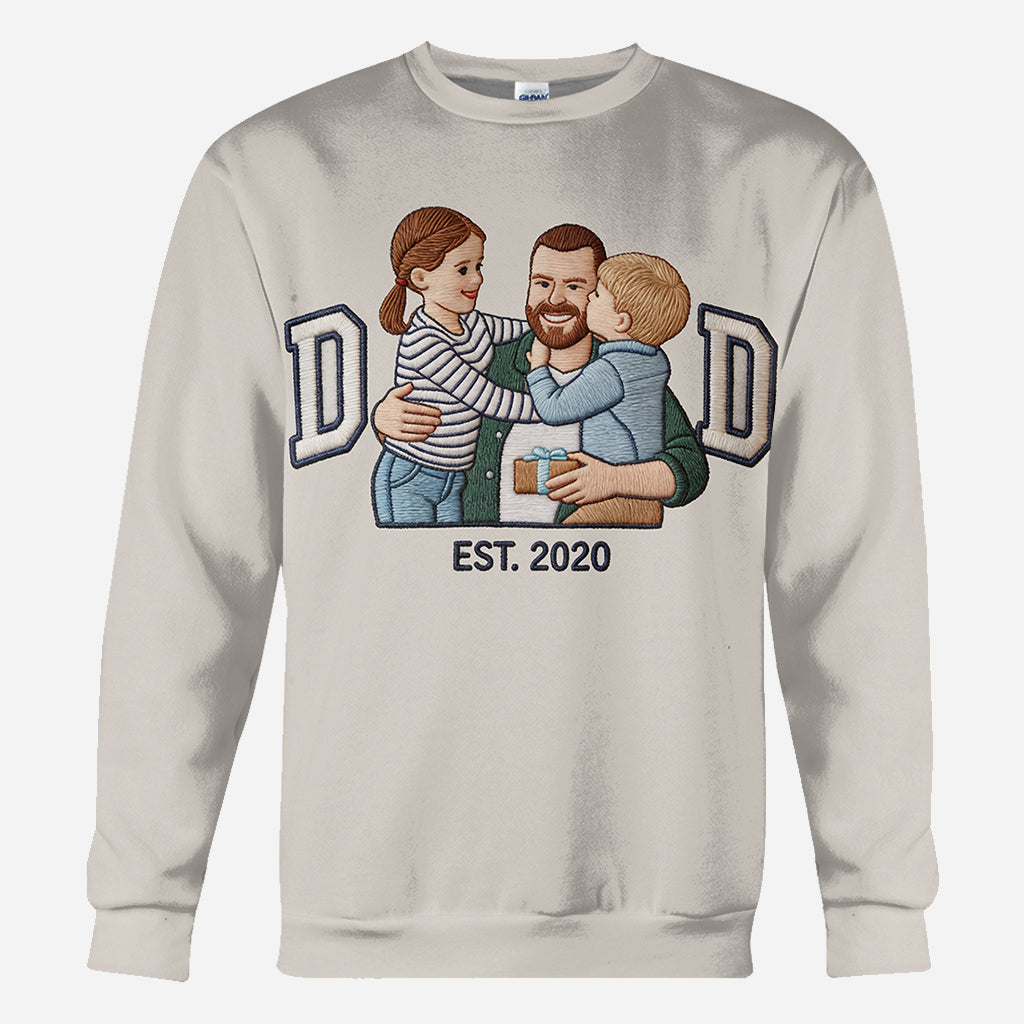 Dad Established - Personalized Father All Over Shirt
