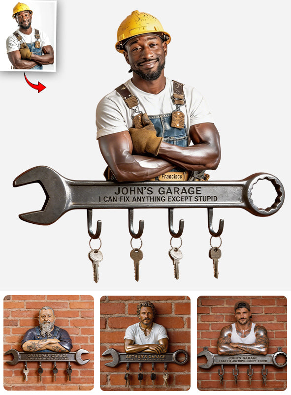 Can Fix Anything Rack - Personalized Mechanic Custom Shaped Hanging Rack