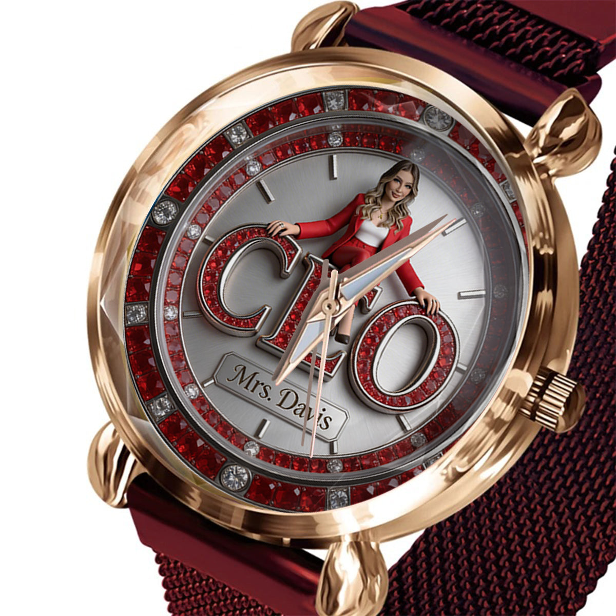 Custom Any Photo - Personalized Colleague Women Hand Watch