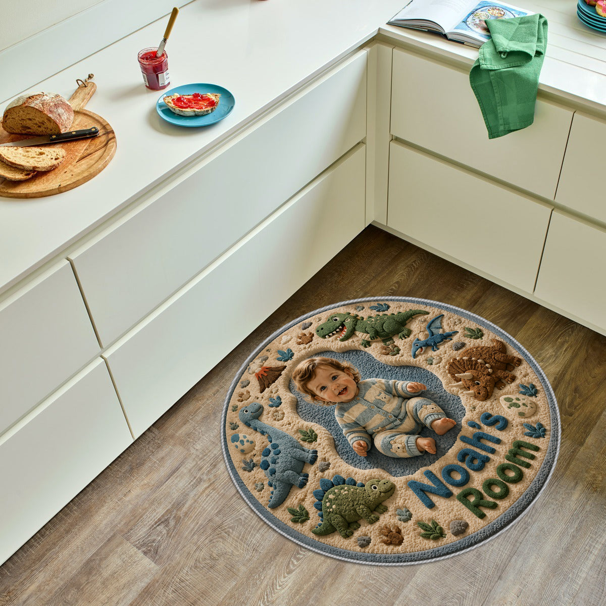 Any Photo Perfect Gift For Kids - Personalized Kid Non-Slip Tufted Rug