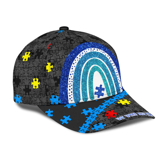 In April We Wear Blue Autism Awareness Classic Cap 0622