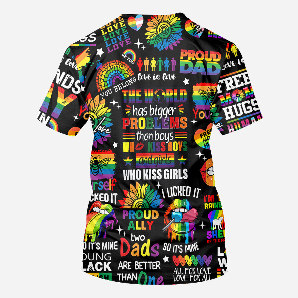 Human Rights Are Not Optional - Personalized LGBT Support All Over Shirt