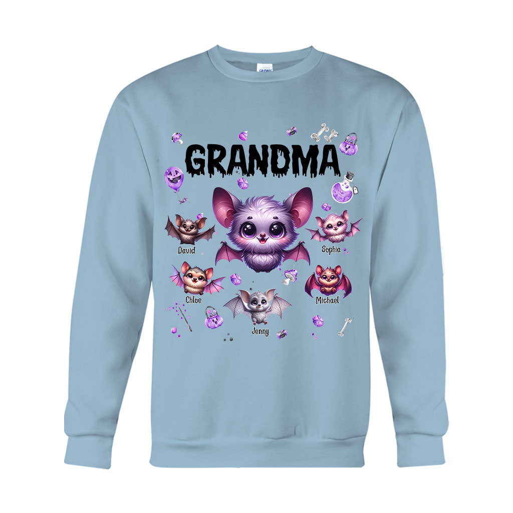 Grandma Of Littel Monsters - Personalized Grandma T-shirt And Hoodie