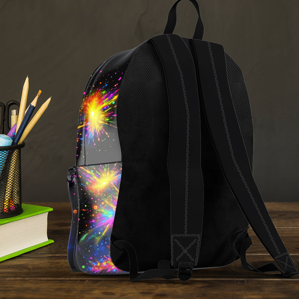 Colorful Dinosaur - Personalized Kid Backpack