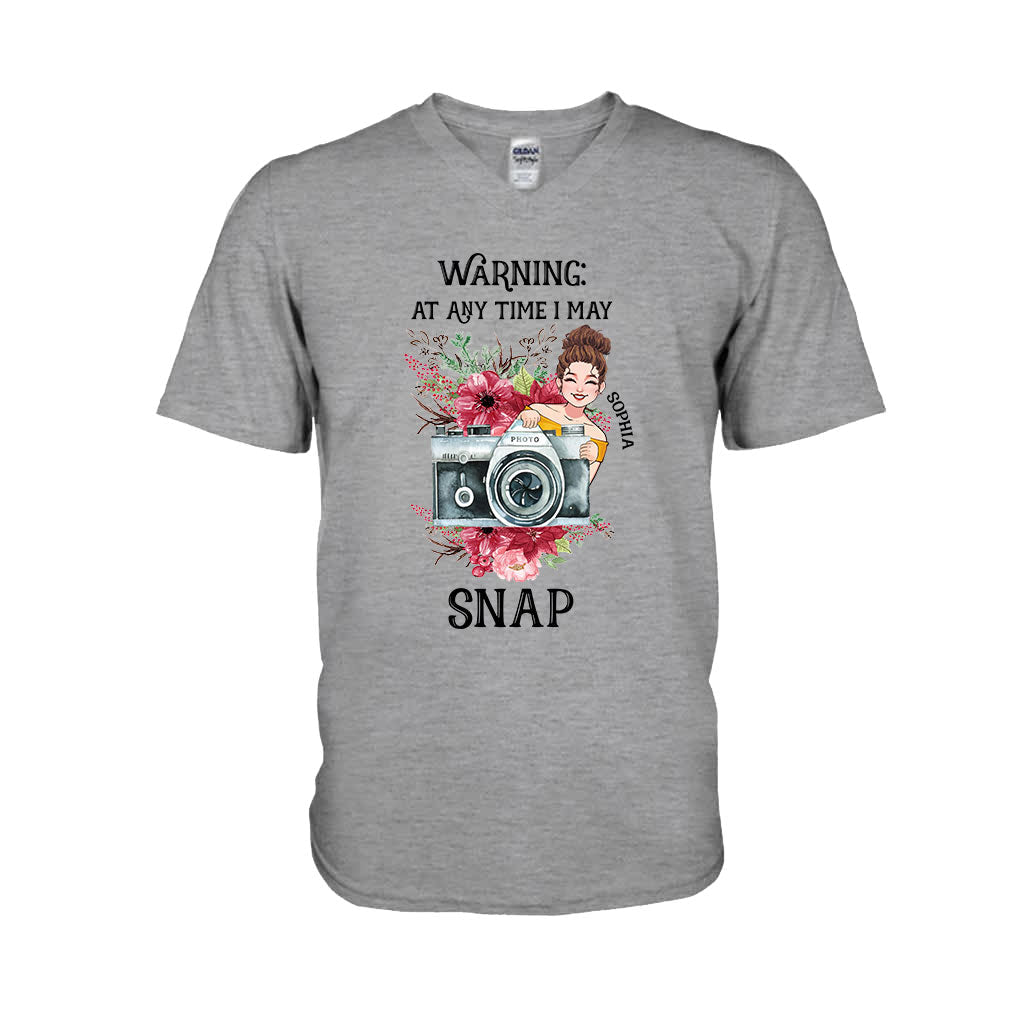 At Any Time I May Snap - Personalized Photography T-shirt and Hoodie