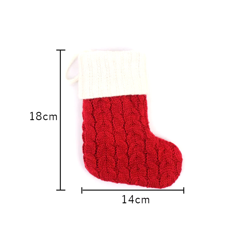 Christmas Alphabet Knitting Sock Ornament