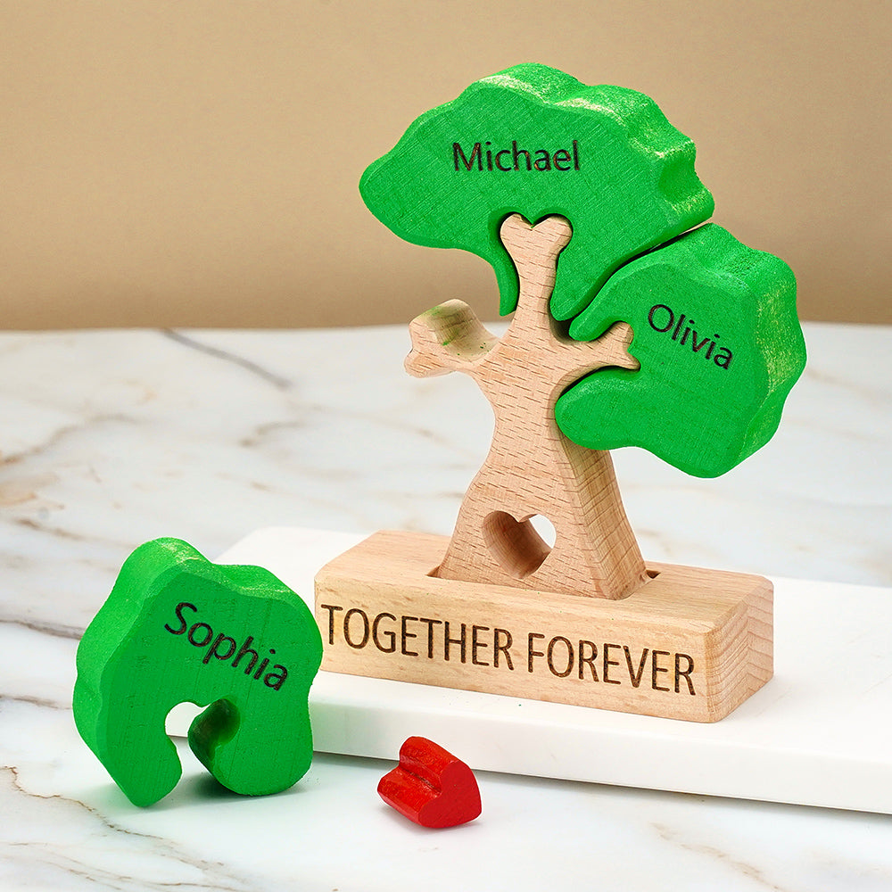 Family Tree - Personalized Family Wooden Puzzle