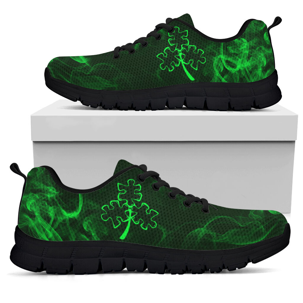 Clover Puzzles Autism Awareness Sneakers 0622