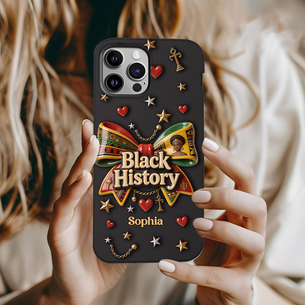 Black History Month - Personalized African American Full Print Phone Case